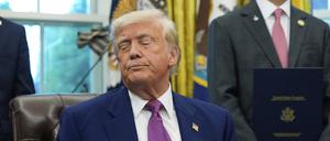 Es hängt mal wieder an ihm und was er bereit ist, zu tun: US-Präsident Donald Trump (78).