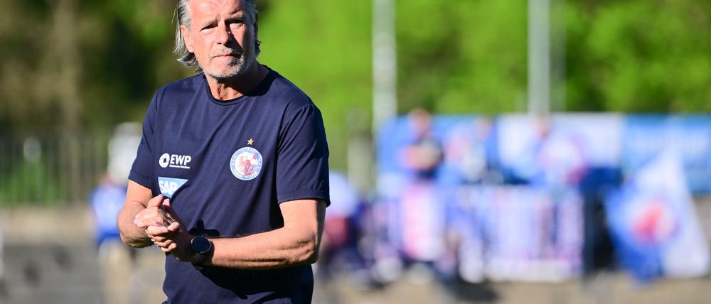 Turbine-Trainer Kurt Russ verpasste mit seinem Team den angepeilten Punktgewinn.