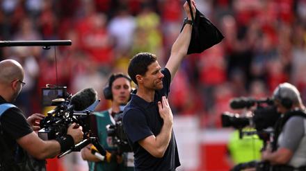 Alonso beim letzten Bayer-Heimspiel.