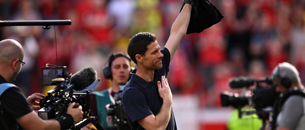 Alonso beim letzten Bayer-Heimspiel.