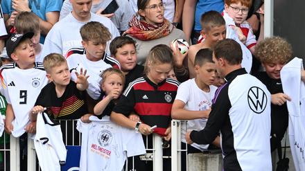 Auch vor dem Final 4 der Nations League dürfen Fans beim Training der Nationalmannschaft zuschauen.