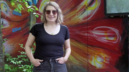 Leiterin Julia Dietz vom Jugendkulturzentrum "Die Klinke", einem Jugendklub noch aus DDR-Zeiten in Berlin-Marzahn.