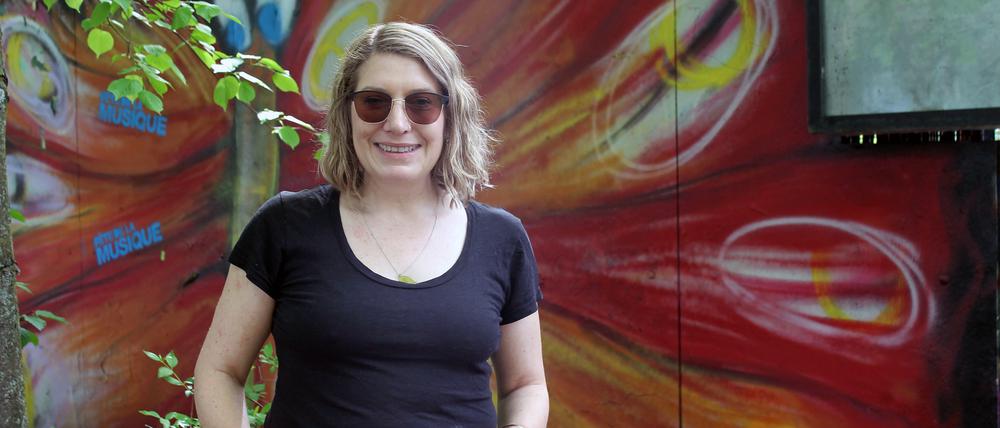 Leiterin Julia Dietz vom Jugendkulturzentrum "Die Klinke", einem Jugendklub noch aus DDR-Zeiten in Berlin-Marzahn.