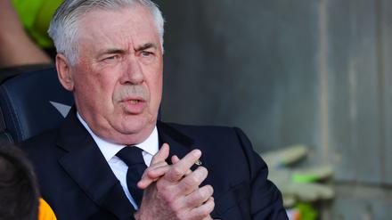 Real Madrids Coach Carlo Ancelotti.