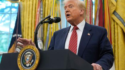 Trump hofft auf gutes Ergebnis des Türkei-Treffens. (Archivbild) 