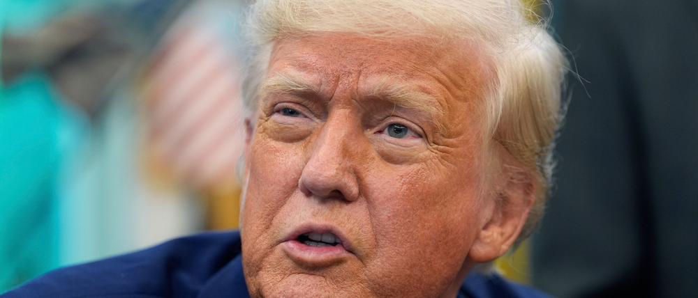 Die Beziehung zu China sei „sehr, sehr gut“ - sagt US-Präsident Donald Trump. (Archivbild)