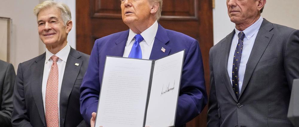 Mit einem neuen Dekret nimmt Trump die Pharmabranche ins Visier.