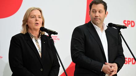 Arbeitsministerin Bärbel Bas und Finanzminister Lars Klingbeil sollen künftig die SPD gemeinsam führen.