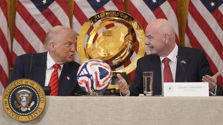 Präsident Donald Trump und FIFA-Präsident Gianni Infantino