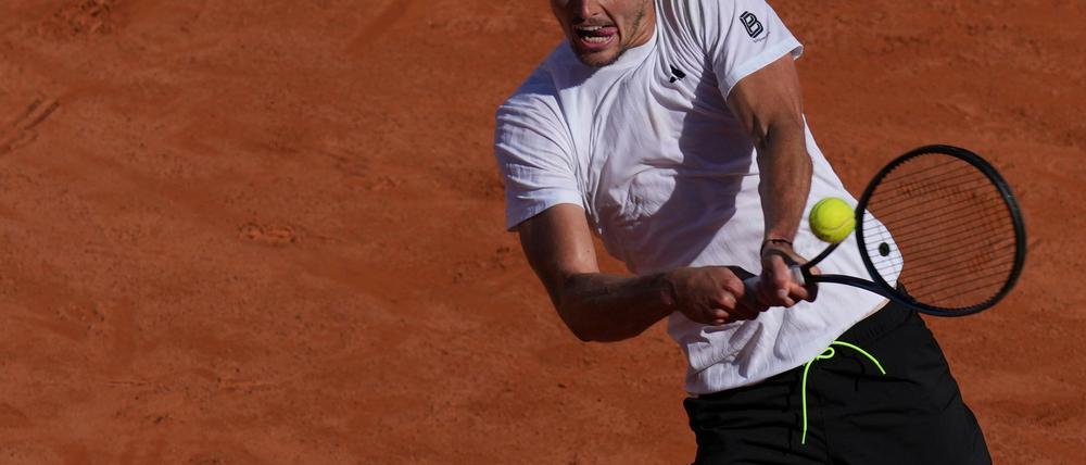 Alexander Zverev schaffte es ins Viertelfinale von Rom