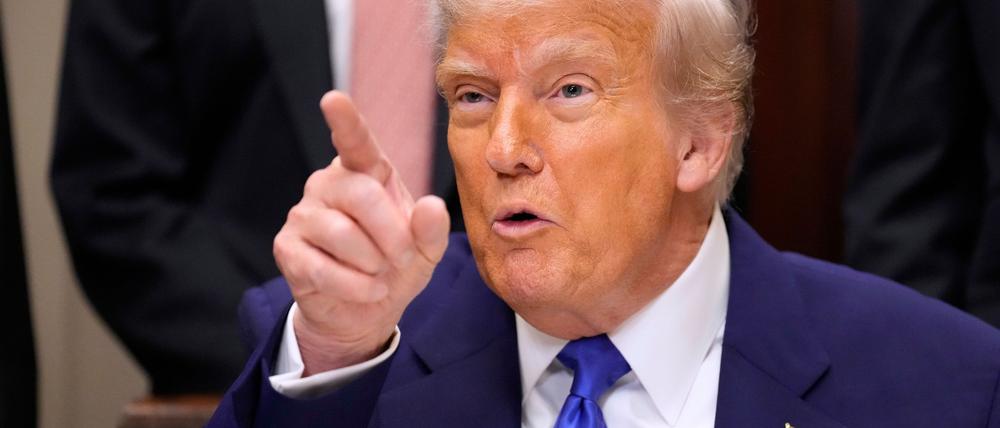 Die deutsche Gründerbranche setzt auf ausländische Talente - und die USA, wo Donald Trump für Turbulenzen sorgt (Archivbild).