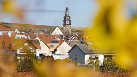 Der Weinort Kallstadt in Rheinland-Pfalz.