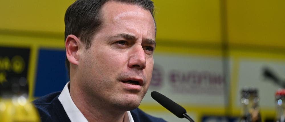 BVB-Geschäftsführer Lars Ricken ist auch bei einer Champions-League-Qualifikation nicht zufrieden