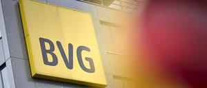Logo an BVG-Gebäude. (Symbolbild)