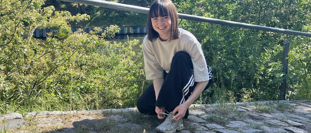 Isabel Reinartz, will beim Frauenlauf mit einem Charity-Team in Erinnerung an ihre verstorbene Mutter laufen, um Spenden zu sammeln.