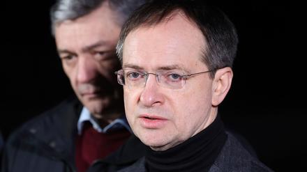 Der frühere russische Kulturminister Wladimir Medinski soll Ukraine-Verhandlungen in Istanbul führen. (Archivbild)
