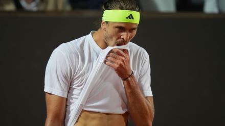 Aus in Rom: Alexander Zverev scheitert im Viertelfinale.
