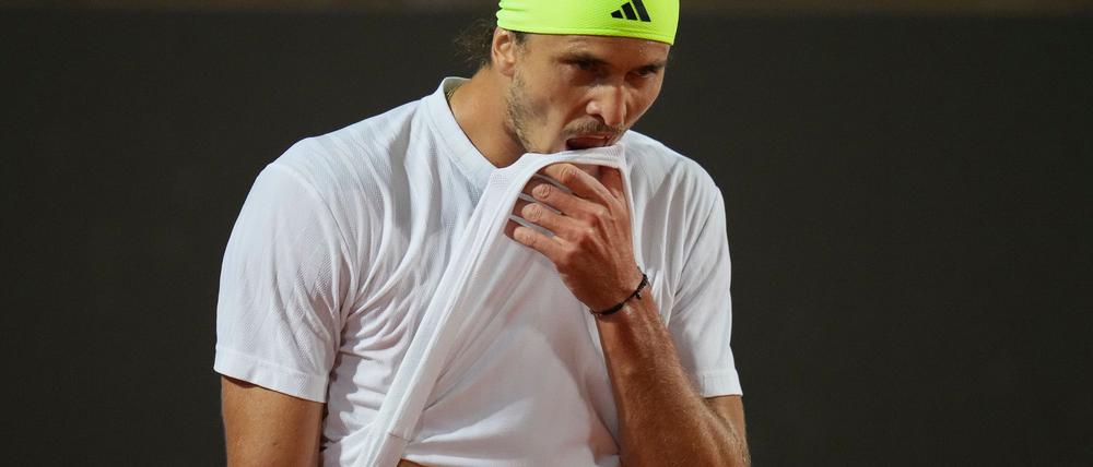 Aus in Rom: Alexander Zverev scheitert im Viertelfinale.