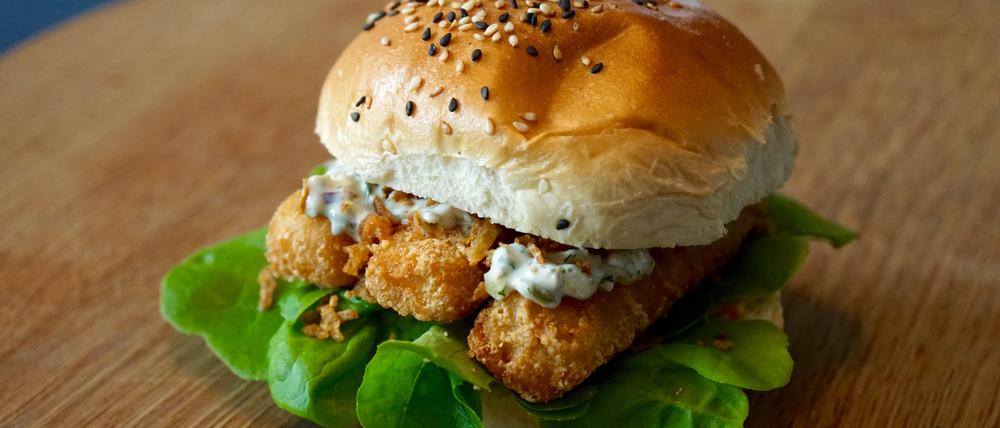 Fischstäbchen-Burger