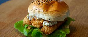 Fischstäbchen-Burger
