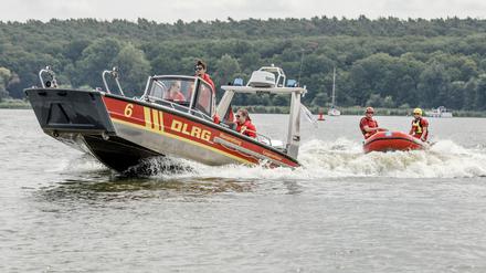 Die DLRG hat im vergangenen Jahr 40 Menschen in Berlin und Brandenburg gerettet.
