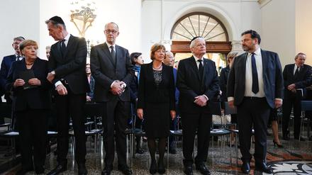 Zur Beisetzung von Margot Friedländer kamen zahlreiche prominente Gäste.