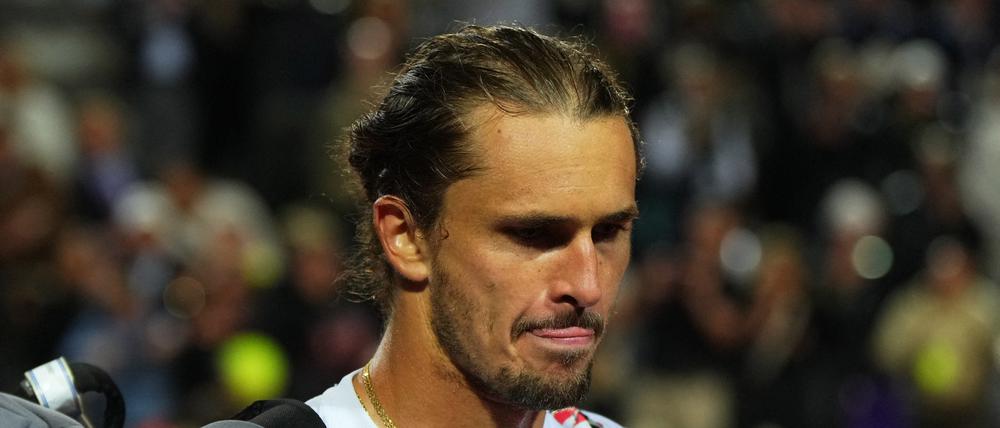 Arrivederci Roma! Alexander Zverev kann seinen Titel bei den Italian Open nicht mehr verteidigen.