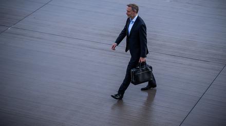 Sturm vor der Ruhe: Christian Lindner, damals noch Bundesminister der Finanzen, wenige Tage vor seiner Entlassung durch Kanzler Olaf Scholz (SPD).