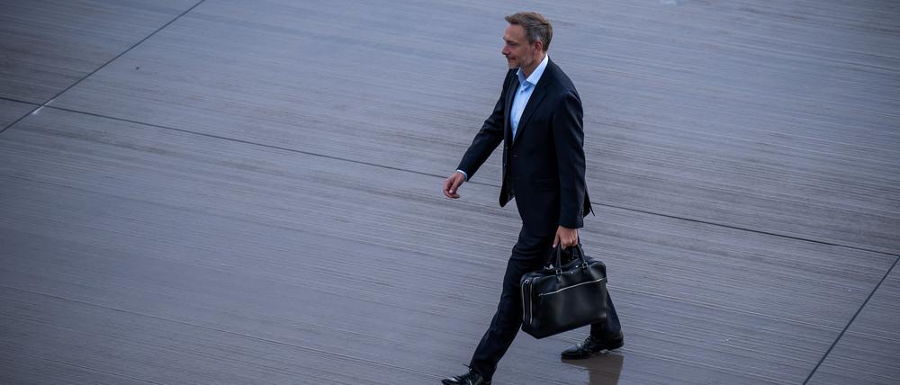 Sturm vor der Ruhe: Christian Lindner, damals noch Bundesminister der Finanzen, wenige Tage vor seiner Entlassung durch Kanzler Olaf Scholz (SPD).