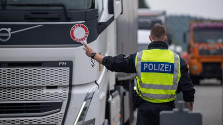 Seit September 2024 kontrolliert die Bundespolizei an allen deutschen Landgrenzen. (Archivfoto)
