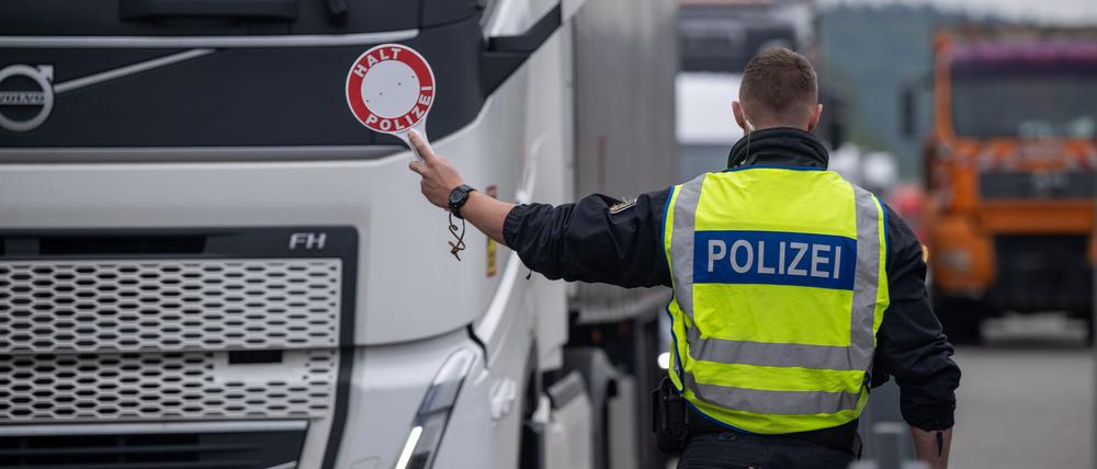 Seit September 2024 kontrolliert die Bundespolizei an allen deutschen Landgrenzen. (Archivfoto)