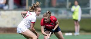 Ida-Marie Köllinger (r.) spielt seit dem Sommer für den BHC und hat noch viel vor.