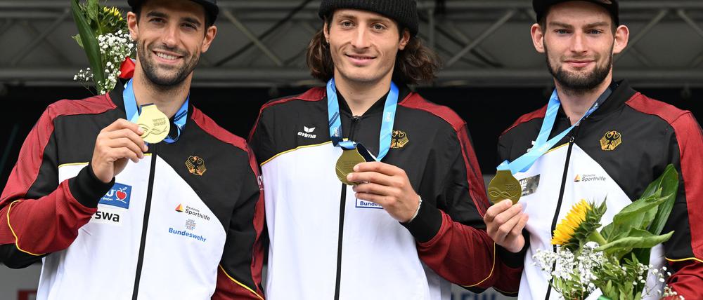 Die Weltmeister von Augsburg 2022 holen sich den EM-Titel 2025 im Teamwettbewerb.