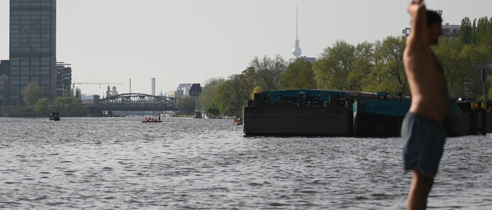 Wird bald wieder in der Spree gebadet? Die Idee hat zumindest einige Befürworter. (Archivbild)