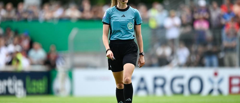 Fabienne Michel ist beim Drittliga-Spiel zwischen Verl und Essen beleidigt worden.