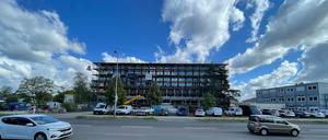 Richtfest Spandau Staaken Grundschule an der Heerstraße zw Weidenweg und Wiesenweg