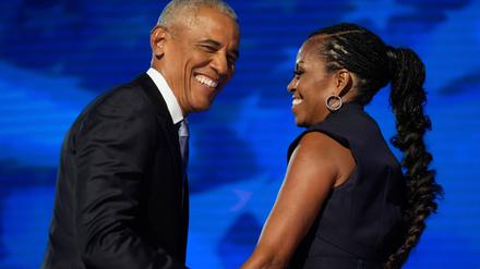 Michelle Obama hat eigenen Worten zufolge gegen ihren Mann Barack den „Kampf“ um die Temperatur im Schlafzimmer gewonnen. (Archivbild)