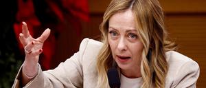 Italiens postfaschistische Premierministerin Giorgia Meloni wird am Samstag Bundeskanzler Friedrich Merz empfangen.