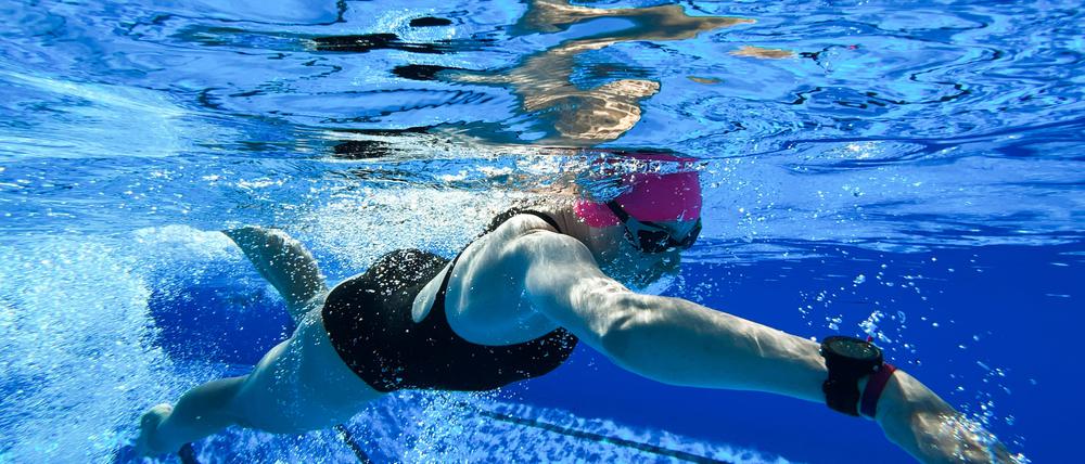 Schwimmerin, leider nicht in Spandau.