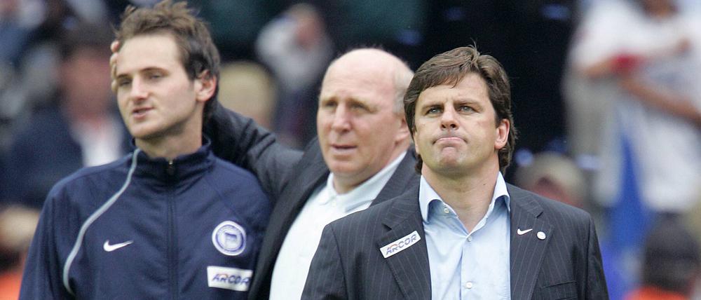 Trauer statt Freude. Vor 20 Jahren verspielte Hertha BSC gegen Hannover 96 die Teilnahme an der Champions League.