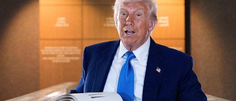 US-Präsident Trump drängt den Iran zu schnellem Handeln in den Atomgesprächen mit seiner Regierung.