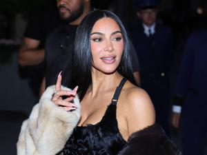 Weltberühmte Oberfläche: die Influencerin Kim Kardashian.