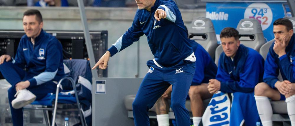 Stefan Leitl will mit Hertha einen ordentlichen Saisonabschluss hinlegen.