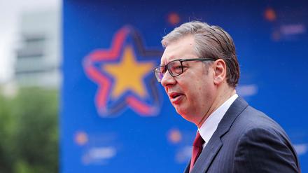 Der serbische Präsident Aleksandar Vucic.
