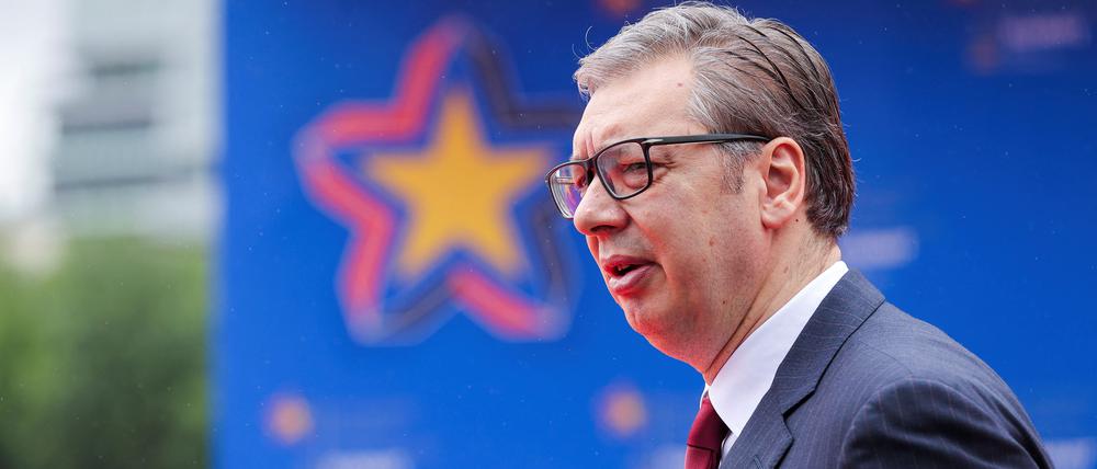 Der serbische Präsident Aleksandar Vucic.