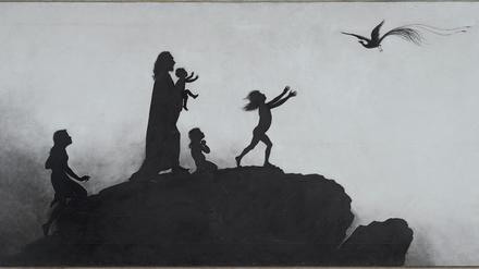 Durch das Raue zu den Sternen: Das monumentale Gemälde „Per Aspera ad Astra“ von Karl Wilhelm Diefenbach aus dem Jahr 1892.
