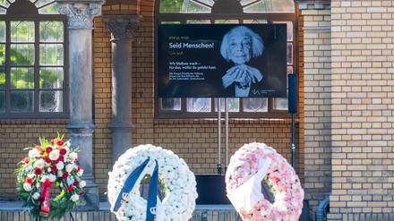 Viele Menschen in Berlin wollen dauerhaft an Margot Friedländer erinnern. (Archivbild)  