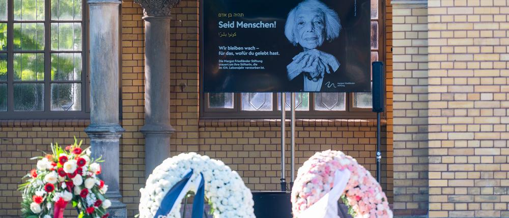 Viele Menschen in Berlin wollen dauerhaft an Margot Friedländer erinnern. (Archivbild)  
