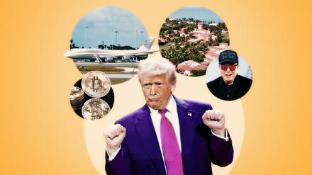 US-Präsident Donald Trump wird derzeit mit Korruptionsvorwürfen konfrontiert.