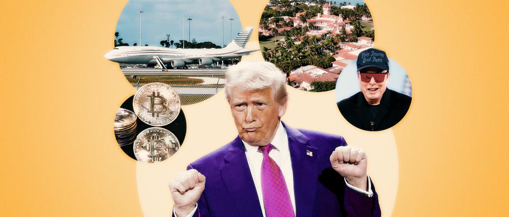 US-Präsident Donald Trump wird derzeit mit Korruptionsvorwürfen konfrontiert.
